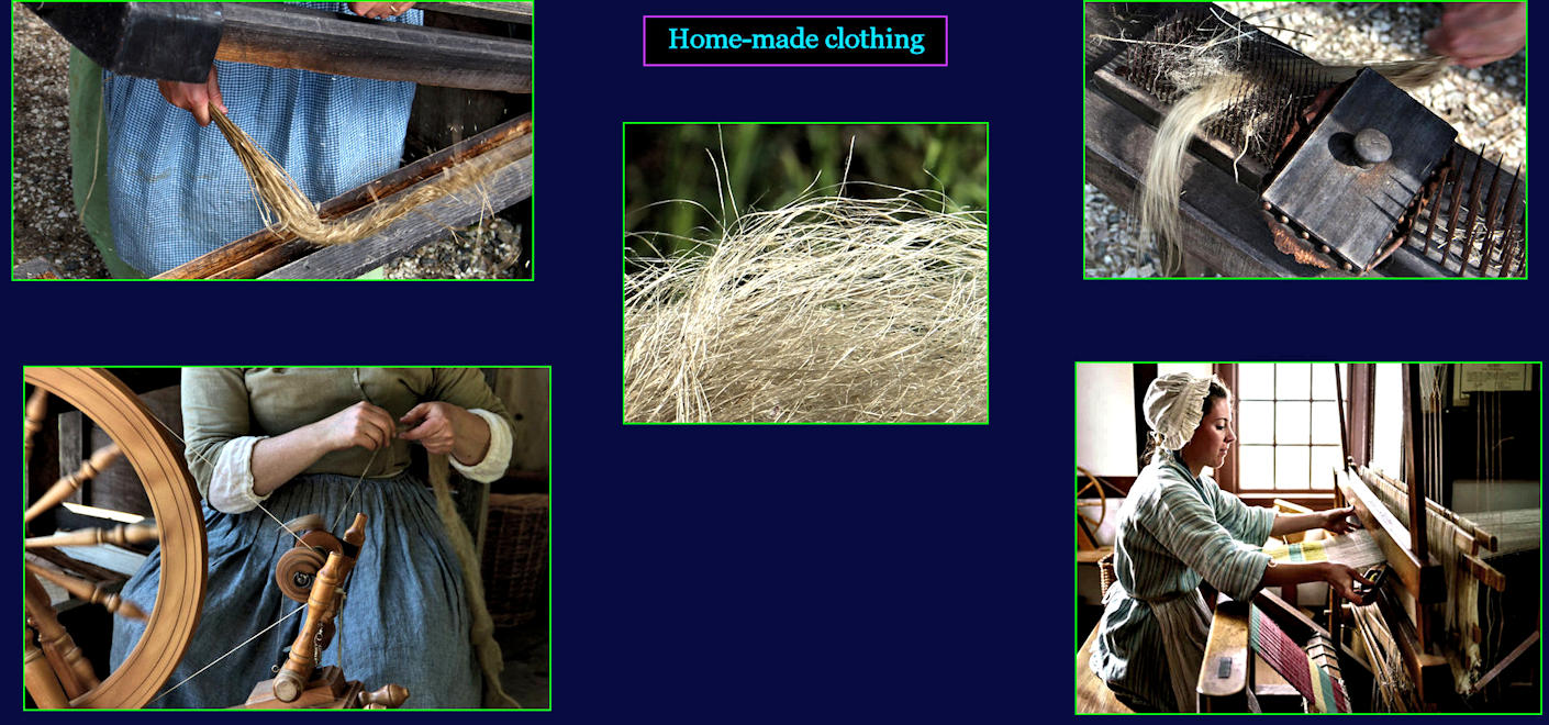 Homespun Clothing, 1700